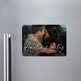 "Because of you" - Save the Dates in Marshmallow by Lea Delaveris - Front