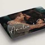 "Because of you" - Save the Dates in Marshmallow by Lea Delaveris - Detail