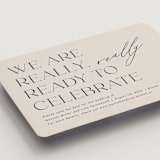 "Really Really Ready" - Save the Dates in Blush by Amy Payne - Detail