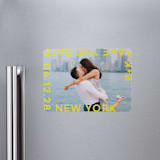 "type" - Save the Dates in Sunflower by Lori Wemple - Magnet Front