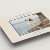 "Bermuda" - Save the Dates in Beach Blue by Ani Somi - Detail