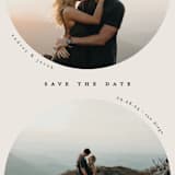 "Rounded" - Save the Dates in Sand by Brianne Larsen - Detail