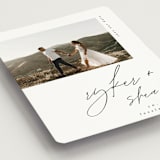 "Splendid" - Save the Dates in Silk by Carolyn Nicks - Detail