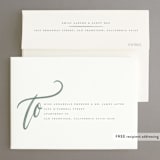 "Flourished Love" - Save the Dates in Cloud by Wildfield Paper Co - FREE Recipient Addressing