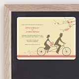 "Journey Together" - Save the Dates in Buttercream by Letter19Design - Front