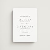 "Classy Type" - Save the Dates in Lily by Hooray Creative - Front