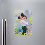 "type" - Save the Dates in Sunflower by Lori Wemple - Magnet Front