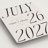 "Grand" - Save the Dates in Ivory by Melanie Kosuge - Detail