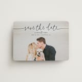 "Pretty Love" - Save the Dates in Onyx by Christine Taylor - Magnet Front
