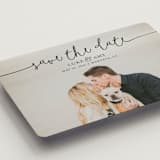 "Pretty Love" - Save the Dates in Onyx by Christine Taylor - Detail