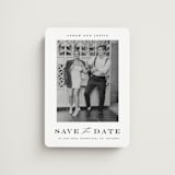 "Classic Charm" - Save the Dates in Midnight by Stacey Meacham - Front