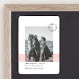 "Sealed with a Kiss" - Save the Dates in Blush by Hudson meet Rose - Front