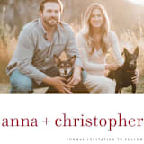 "float + celebrate" - Save the Dates in Maroon by Float Paperie - Detail