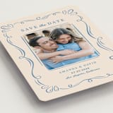 "Happy Day" - Save the Dates in Dusty Blue by Lucia Saisse - Detail
