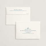 "Happy Day" - Save the Dates in Dusty Blue by Lucia Saisse - FREE Recipient Addressing