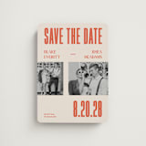"Poster" - Save the Dates in Sunset by Rachel Cassel - Front