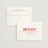 "Poster" - Save the Dates in Sunset by Rachel Cassel - FREE Recipient Addressing