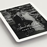 "the classic" - Save the Dates in Ivory by Benita Crandall - Detail
