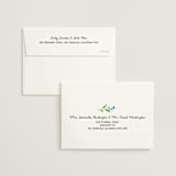 "Lily of the Valley" - Save the Dates in Mint by Claire - FREE Recipient Addressing