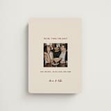 "Center Cut" - Save the Dates in Burgundy by Ani Somi - Front