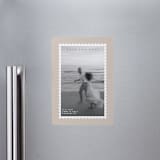 "Stamp" - Save the Dates in Taupe by Claire - Magnet Front