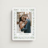 "Vintage Sketched" - Save the Dates in Wisteria by Jenna Holcomb - Magnet Front