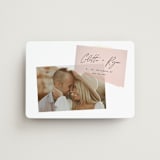 "Keepsake" - Save the Dates in Blush by Morgan Kendall - Magnet Front