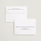 "Lettering Crossbar" - Save the Dates in Midnight by Jill Means - FREE Recipient Addressing