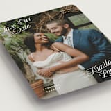 "All Four Corners" - Save the Dates in Cloud by Hooray Creative - Detail