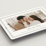 "Court" - Save the Dates in Leaf by Kate Ahn - Detail