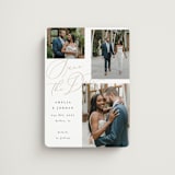 "Whimsy" - Save the Dates in Snow by AK Graphics - Magnet Front