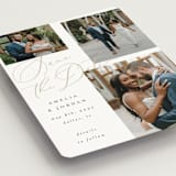 "Whimsy" - Save the Dates in Snow by AK Graphics - Detail