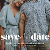 "Swoon" - Save the Dates in Vanilla by Lea Delaveris - Detail