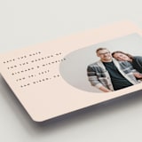 "Minimalist Pop" - Save the Dates in Blush by Katie Zimpel - Detail