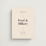 "No us without you" - Save the Dates in Ivory by Pati Cascino - Magnet Front