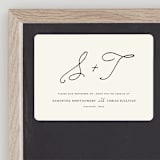 "Estate" - Save the Dates in Ivory by Kim Dietrich Elam - Front