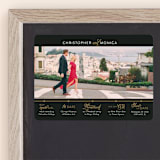"Our Timeline" - Save the Dates in Onyx by Jessie Steury - Front