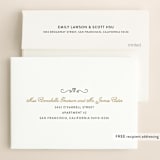 "Our Timeline" - Save the Dates in Onyx by Jessie Steury - FREE Recipient Addressing