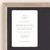 "A Glamorous Affair" - Save the Dates in Golden by Kristen Smith - Front