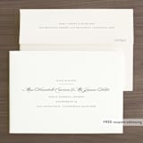 "Field" - Save the Dates in Umber by Megan Davis - FREE Recipient Addressing