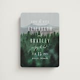 "Adventure Awaits" - Save the Dates in Smoke by Elly - Magnet Front