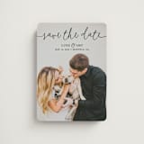 "Pretty Love" - Save the Dates in Onyx by Christine Taylor - Magnet Front