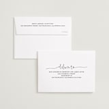 "Pretty Love" - Save the Dates in Onyx by Christine Taylor - FREE Recipient Addressing