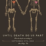"Until Death" - Save the Dates in Golden by Katie Zimpel - Detail