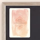 "Masked Wash" - Save the Dates in Passion Fruit by Rebecca Bowen - Front