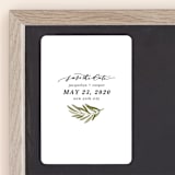"Olive Branch" - Save the Dates in Olive by Wildfield Paper Co - Front