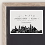 "Big City - Philadelphia" - Save the Dates in Light Taupe by Hooray Creative - Front