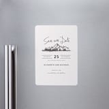 "Mountains" - Save the Dates in Ivory by Anastasia Makarova - Front