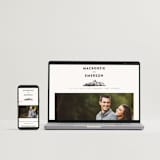 "Mountains" - Save the Dates in Ivory by Anastasia Makarova - FREE Wedding Website