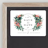 "Painted Laurel" - Save the Dates in Peach by Lori Wemple - Front